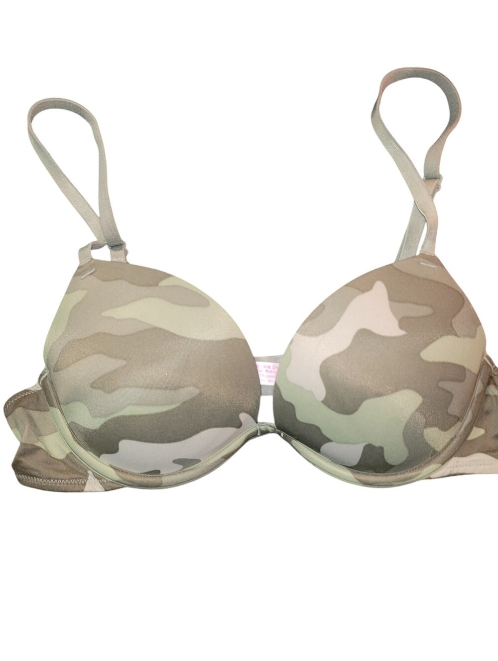 PINK VICTORIA'S SECRET CAMO BRA SIZE 32 C